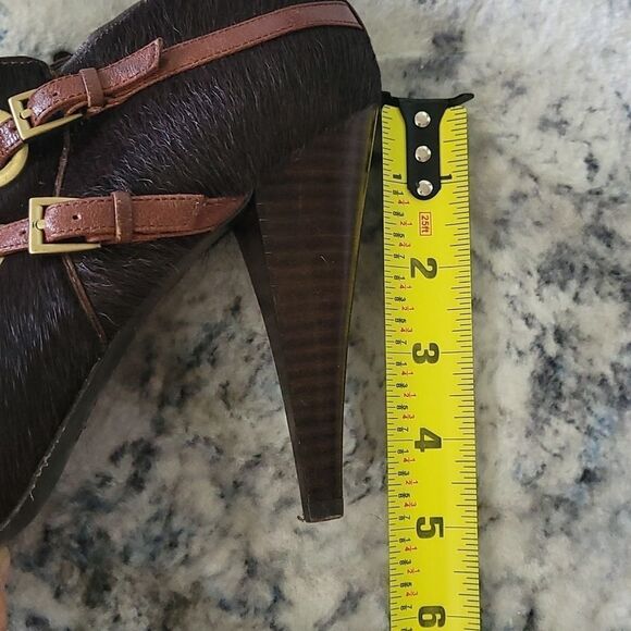 Chocolate Saks Fifth Ave 'Fable' Belted Booties - Picture 7 of 8